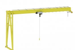 European Type Double/Single Girder Semi Gantry Crane